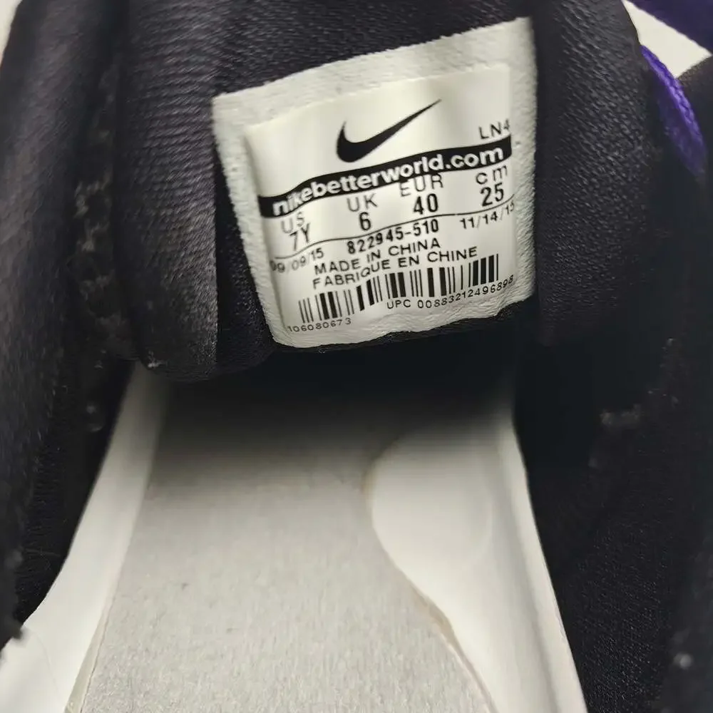 Nike Kobe 11 GS Eulogy Hyper Grape Black Size 7Y | Wms 8.5 Sneakers 822945-510